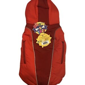 Show & Tail Red Dog Jacket with Hood